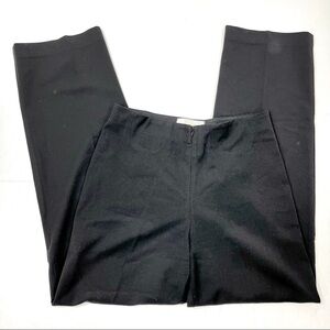 Vintage Equestrian Black Straight Pants